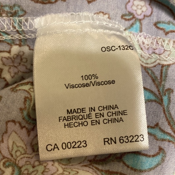 Lauren Taylor Short Sleeve Floral Dress - Picture 9 of 13